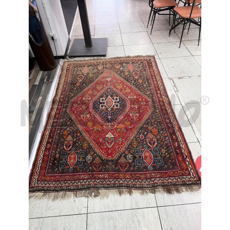 TAPPETO PERSIANO ROSSO MARRO 202X139 | Mercatino dell'Usato Montesilvano 1