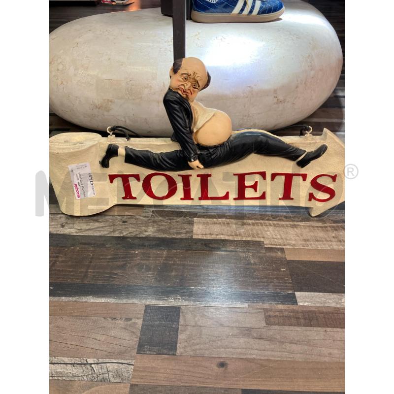 TARGA TOILETES OMINO | Mercatino dell'Usato Montesilvano 1