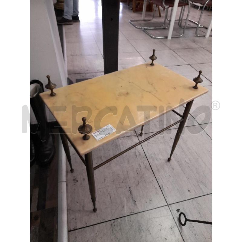 TAVOLINO OTTONE RETTANGOLARE | Mercatino dell'Usato Montesilvano 1