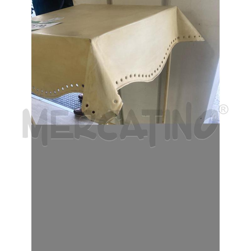 TAVOLO METALLO TIPO FAZZOLETTO  BEIGE | Mercatino dell'Usato Montesilvano 2