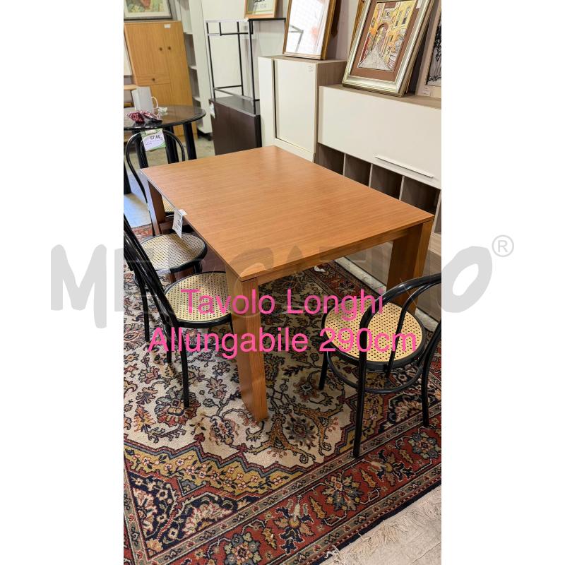 TAVOLO RETTANGOLARE ALLUNGABILE LONGHI 140 X90X 290 | Mercatino dell'Usato Montesilvano 3