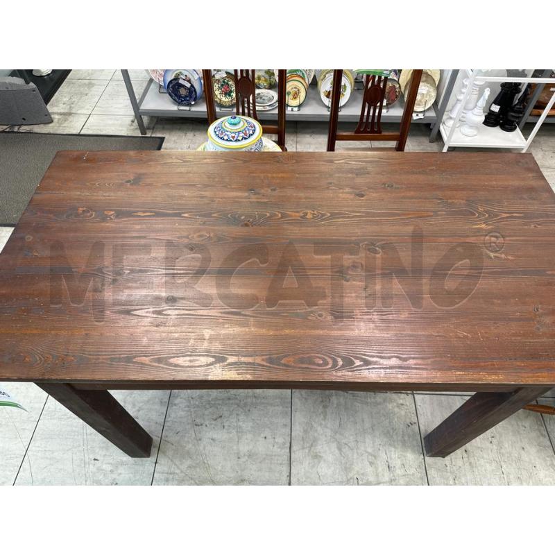TAVOLO RETTANGOLARE LEGNO GRANDE | Mercatino dell'Usato Montesilvano 1