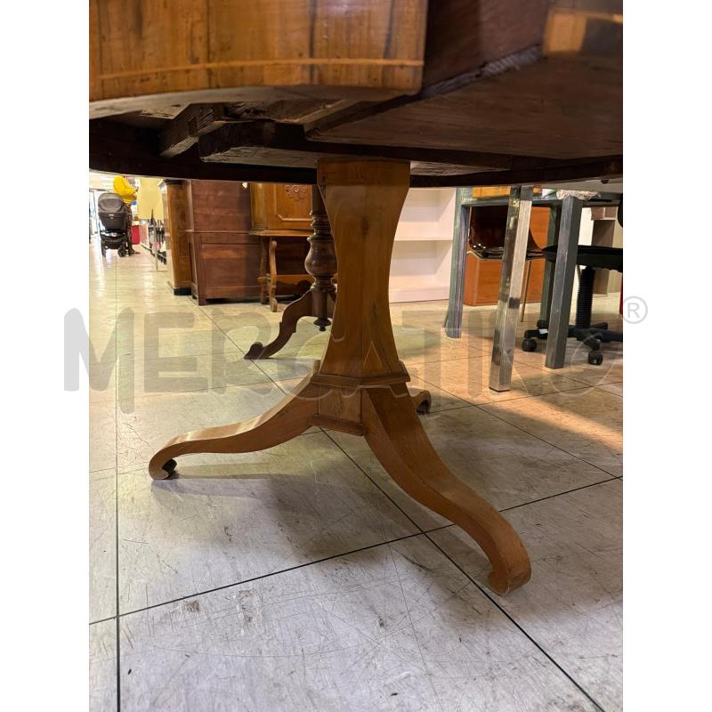 TAVOLO ROTONDO INTARSIO STELLA | Mercatino dell'Usato Montesilvano 4