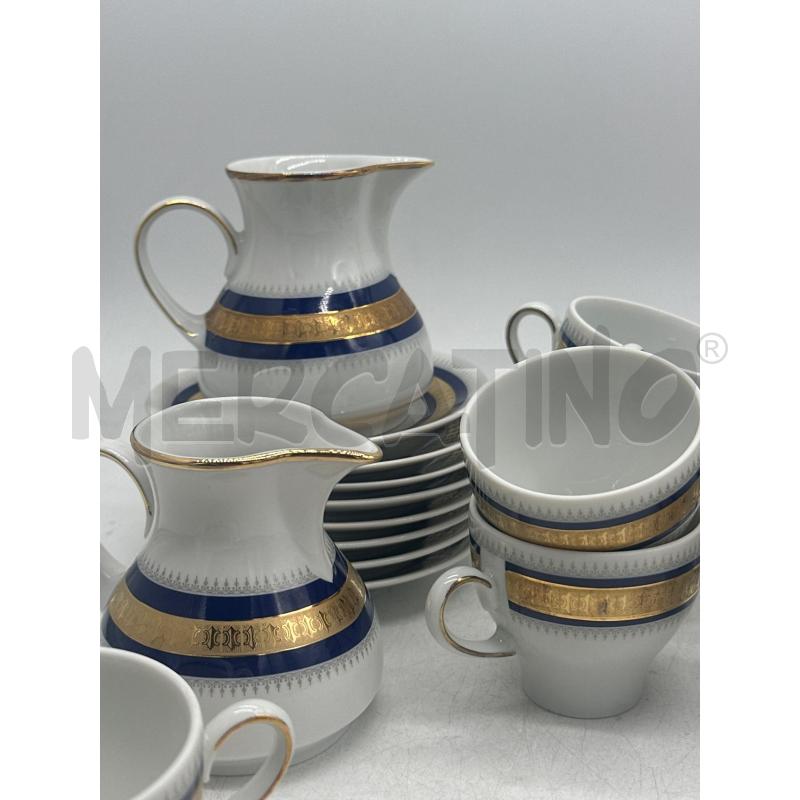 TAZZINE CAFFE RIGA DORATA BLU BAVARIA | Mercatino dell'Usato Montesilvano 3