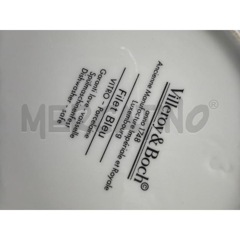TEIERA BIANCA CELESTE VILLEROY & BOCH | Mercatino dell'Usato Montesilvano 2