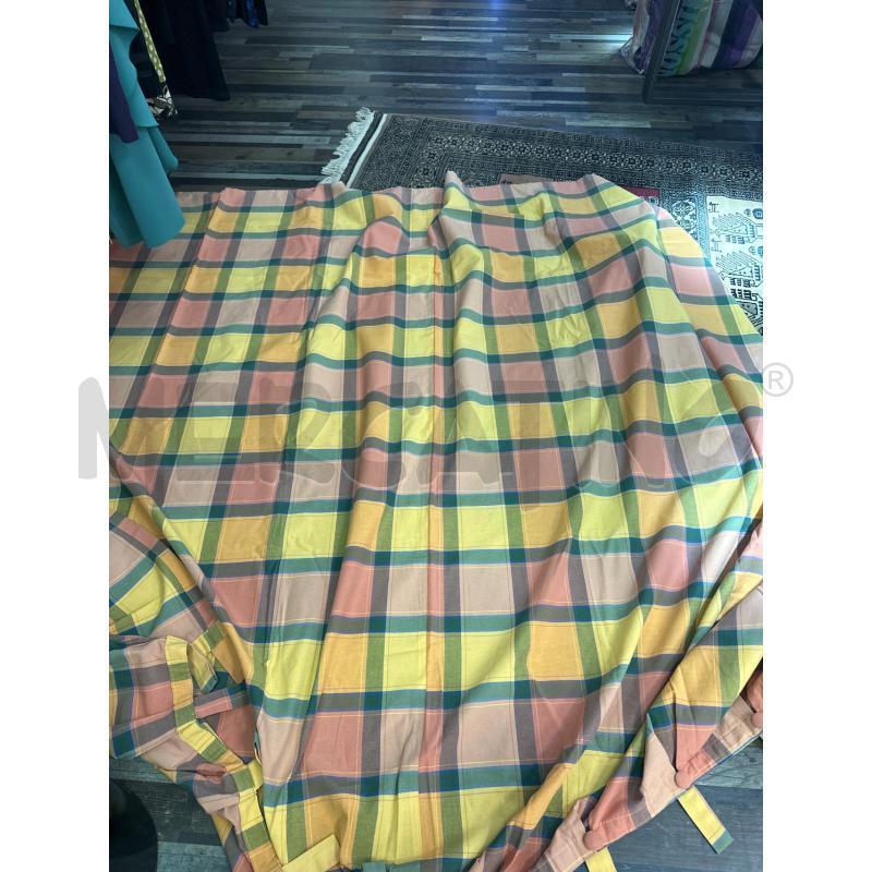 TENDA QUADRI ARANCIONI ROSA 180X270 COPPIA | Mercatino dell'Usato Montesilvano 3