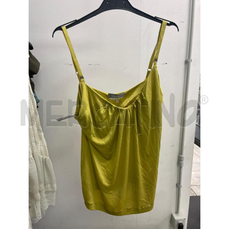 TOP CANOTTA GIALLA MAX MARA TG XL | Mercatino dell'Usato Montesilvano 1