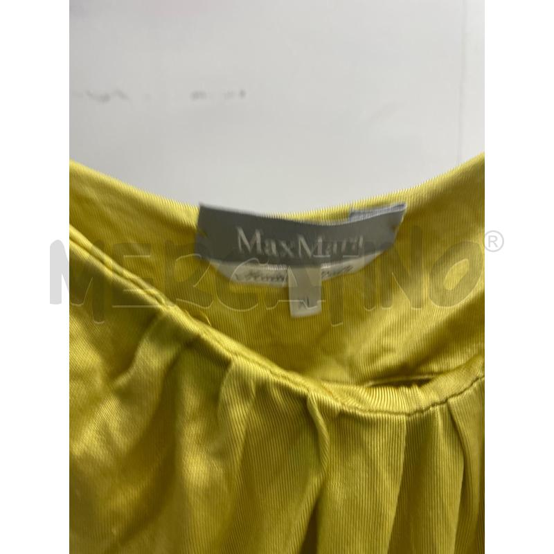 TOP CANOTTA GIALLA MAX MARA TG XL | Mercatino dell'Usato Montesilvano 2