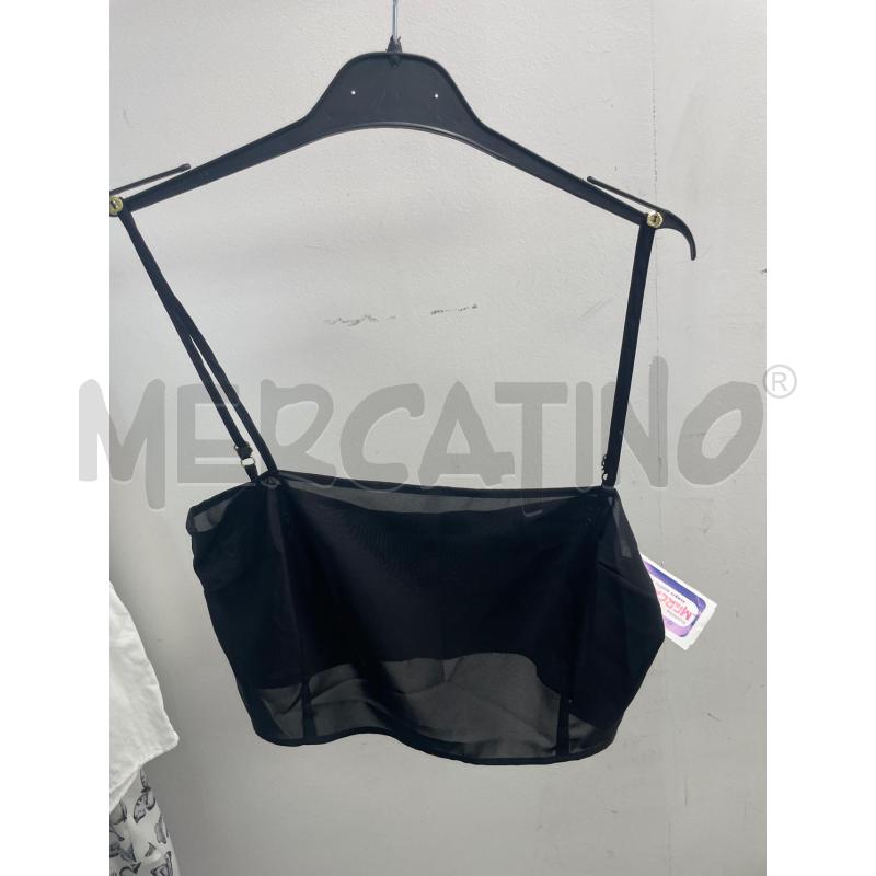 TOP VELATO NERO MANGANO | Mercatino dell'Usato Montesilvano 1