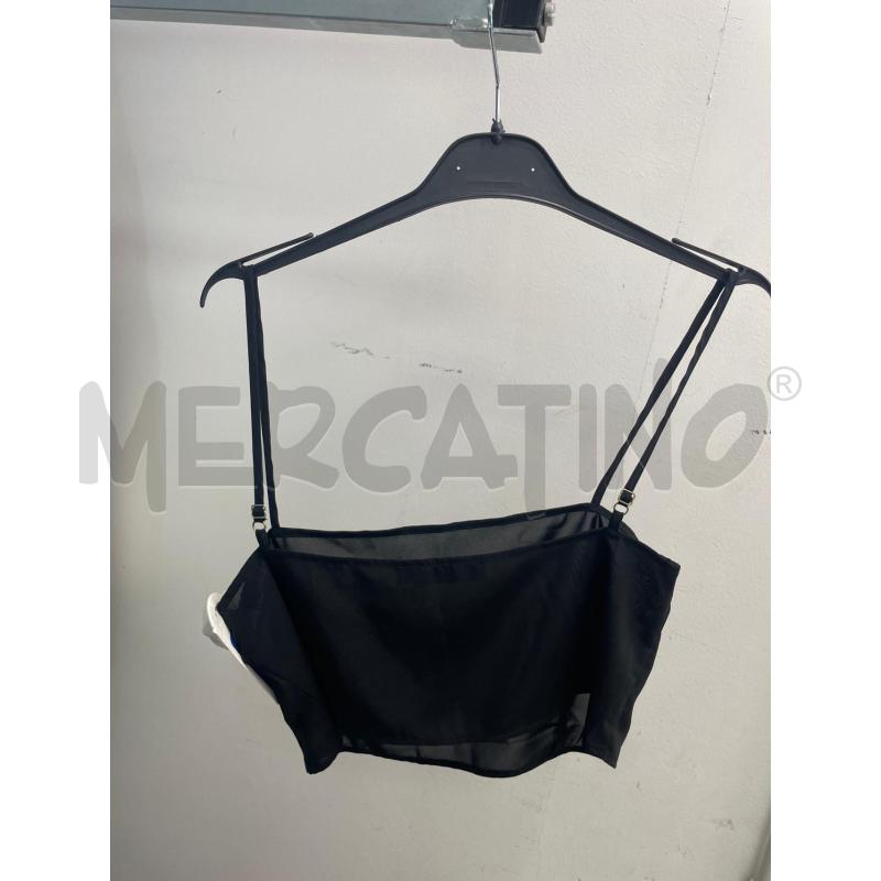 TOP VELATO NERO MANGANO | Mercatino dell'Usato Montesilvano 2