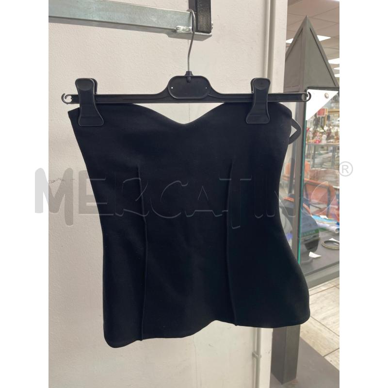 TOP ZARA NERO SCOLLO CUORE | Mercatino dell'Usato Montesilvano 1