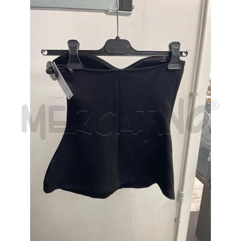 TOP ZARA NERO SCOLLO CUORE | Mercatino dell'Usato Montesilvano 2