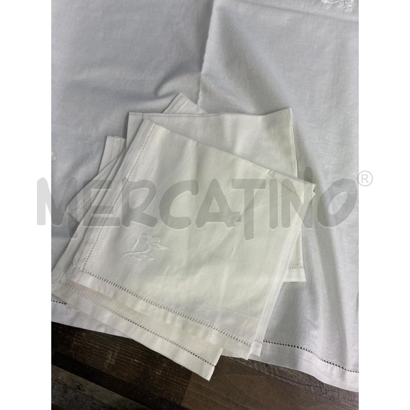TOVAGLIA BIANCA RETT + 6 TOV 170 X 140 | Mercatino dell'Usato Montesilvano 3