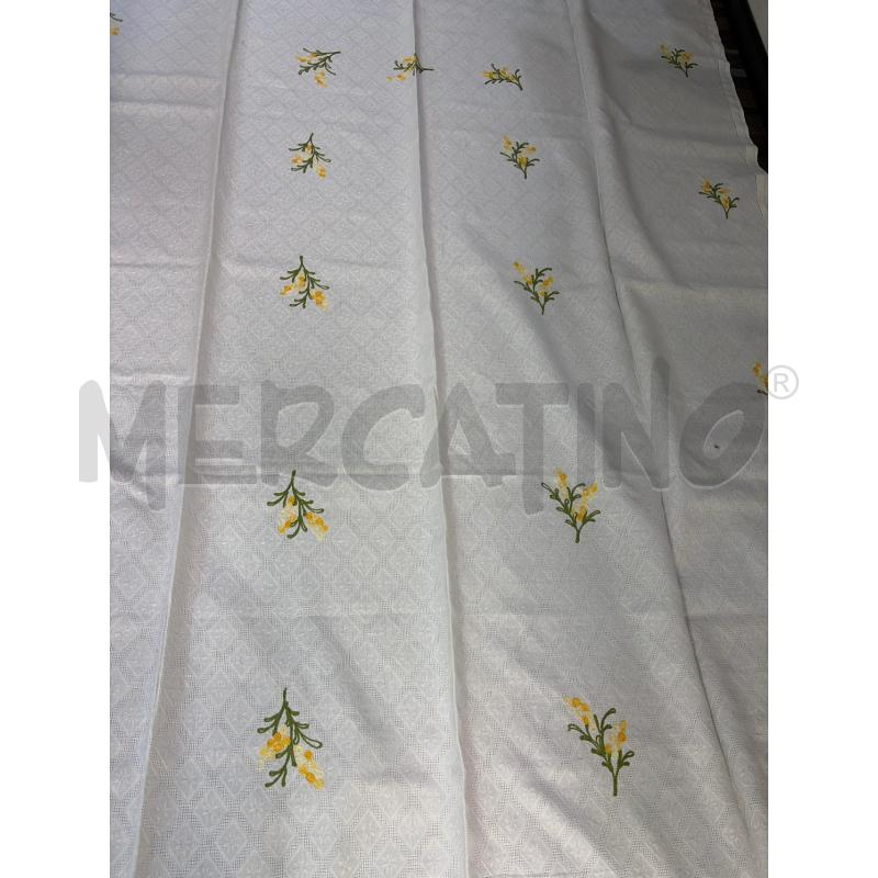 TOVAGLIA BIANC ARETT 12 TOV FIORI GIALLI | Mercatino dell'Usato Montesilvano 2