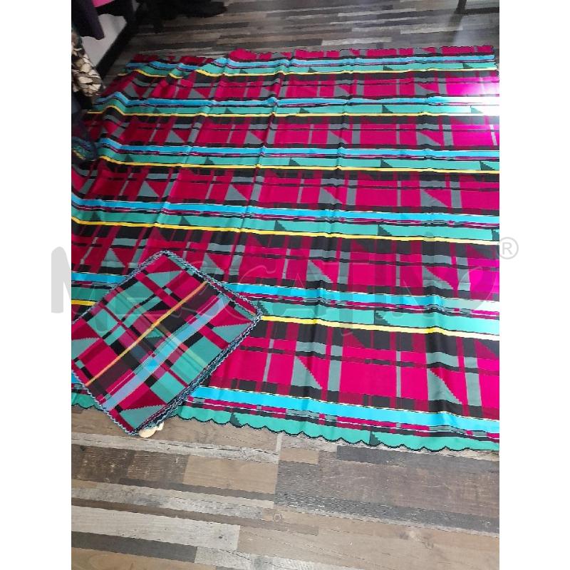 TOVAGLIA FUCSIA VERDE NERA 174 X 174 8 TOV | Mercatino dell'Usato Montesilvano 1