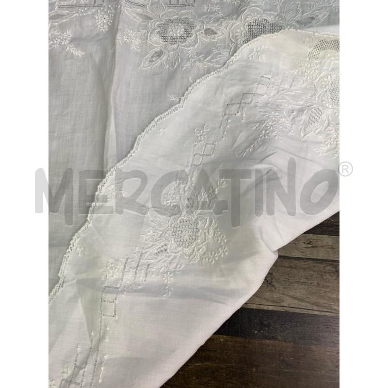TOVAGLIA OVALE BIANCA RICAMATA 250X170 | Mercatino dell'Usato Montesilvano 3
