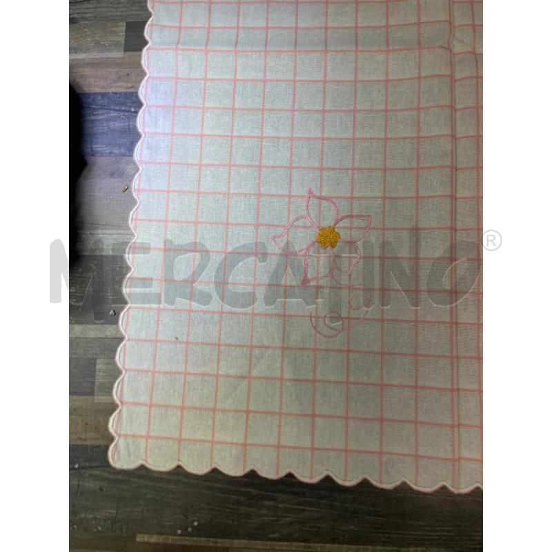 TOVAGLIA RETTANGOLARE COTONE QUADRETTATA ROSA+ 12 TOV  | Mercatino dell'Usato Montesilvano 2