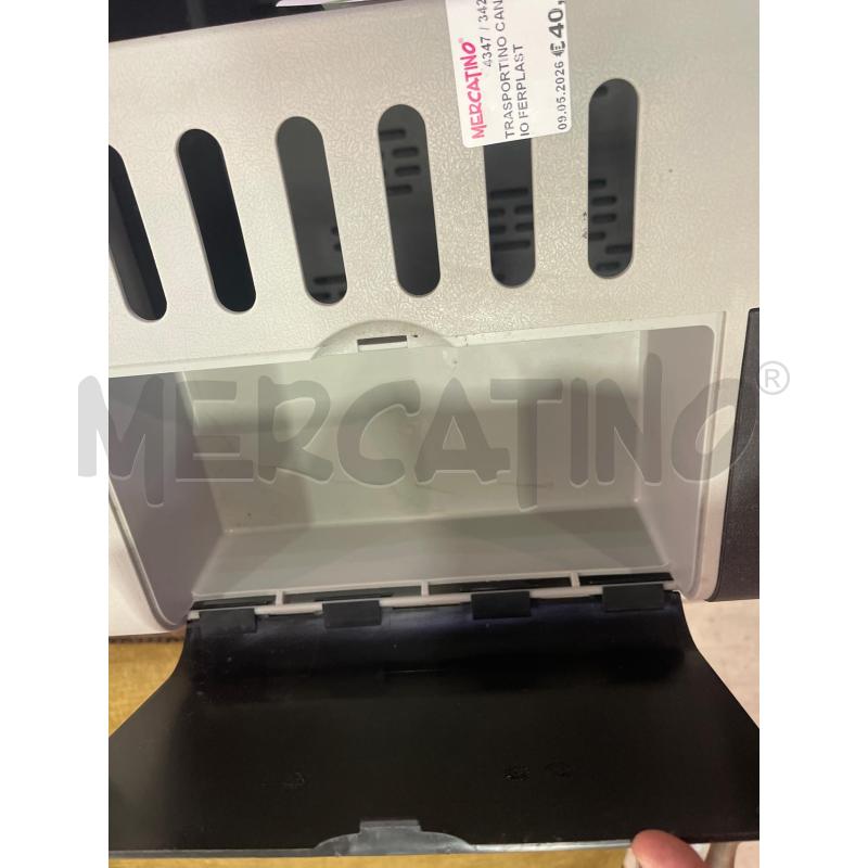 TRASPORTINO CANE GRIGIO FERPLAST | Mercatino dell'Usato Montesilvano 2
