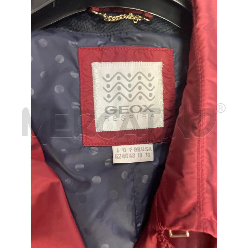 TRENCH DONNA GEOX ROSSO TG GRANDE | Mercatino dell'Usato Montesilvano 2