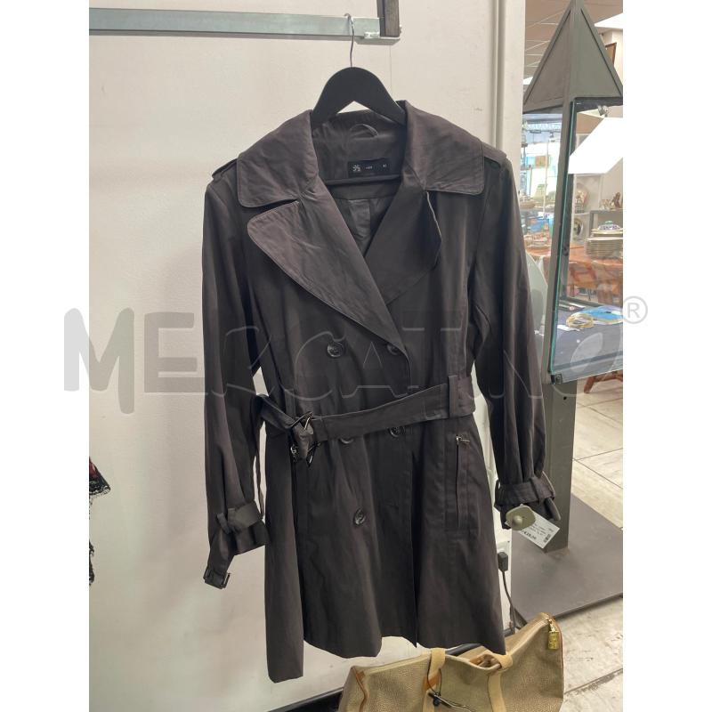 TRENCH DONNA OVS GRIGIO MARRO LUNGO | Mercatino dell'Usato Montesilvano 1