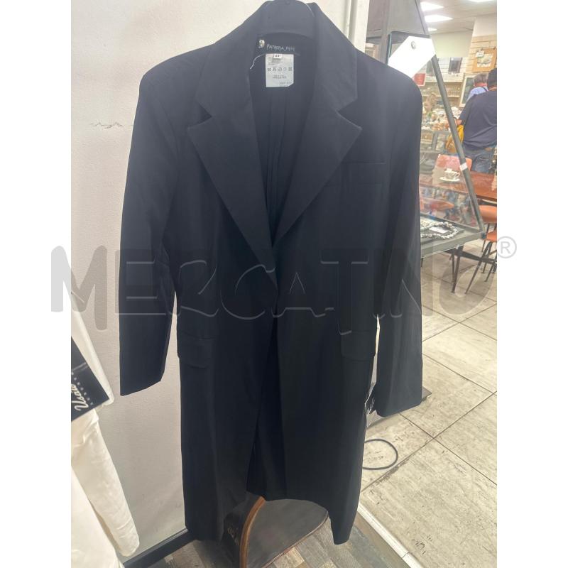 TRENCH DONNA PATRIZIA PEPE LUNGO NERO | Mercatino dell'Usato Montesilvano 1
