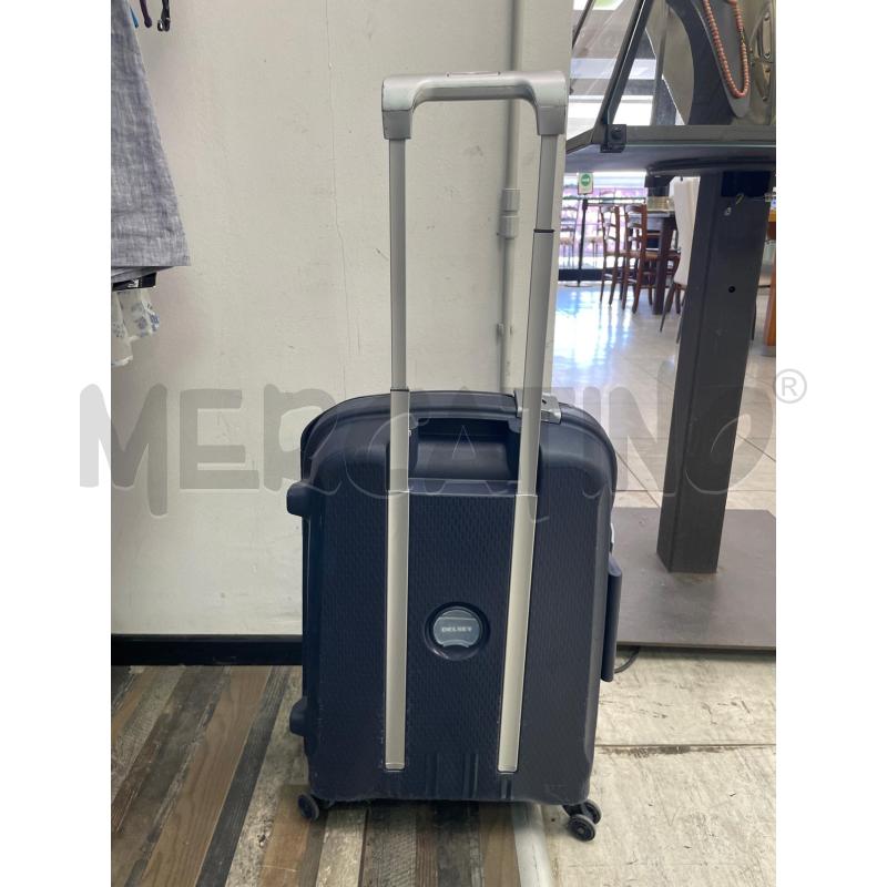TROLLEY DELSEY BLU PICCOLO RIGIDO  | Mercatino dell'Usato Montesilvano 2
