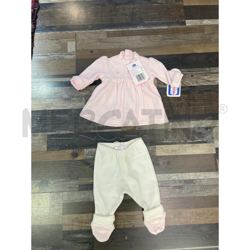 TUTA BAMBINO NEONATA ROSA BIANCA 1 MESE | Mercatino dell'Usato Montesilvano 1