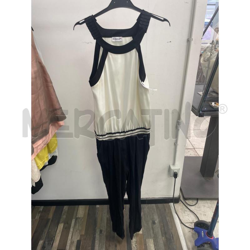 TUTA DONNA PANTALONE NERA BIANCA PINKO  | Mercatino dell'Usato Montesilvano 1