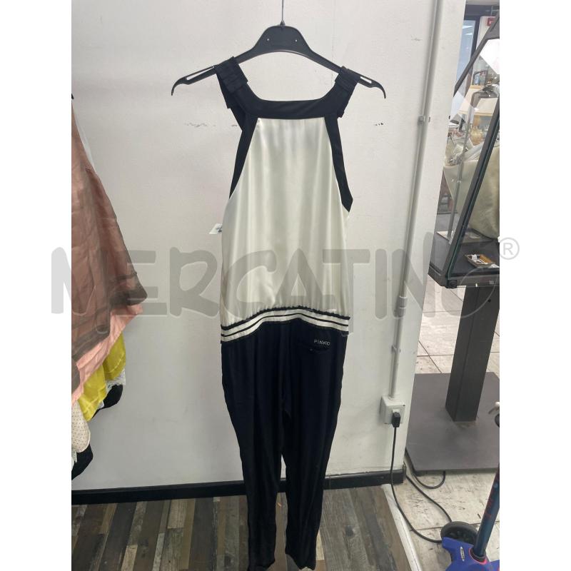 TUTA DONNA PANTALONE NERA BIANCA PINKO  | Mercatino dell'Usato Montesilvano 3