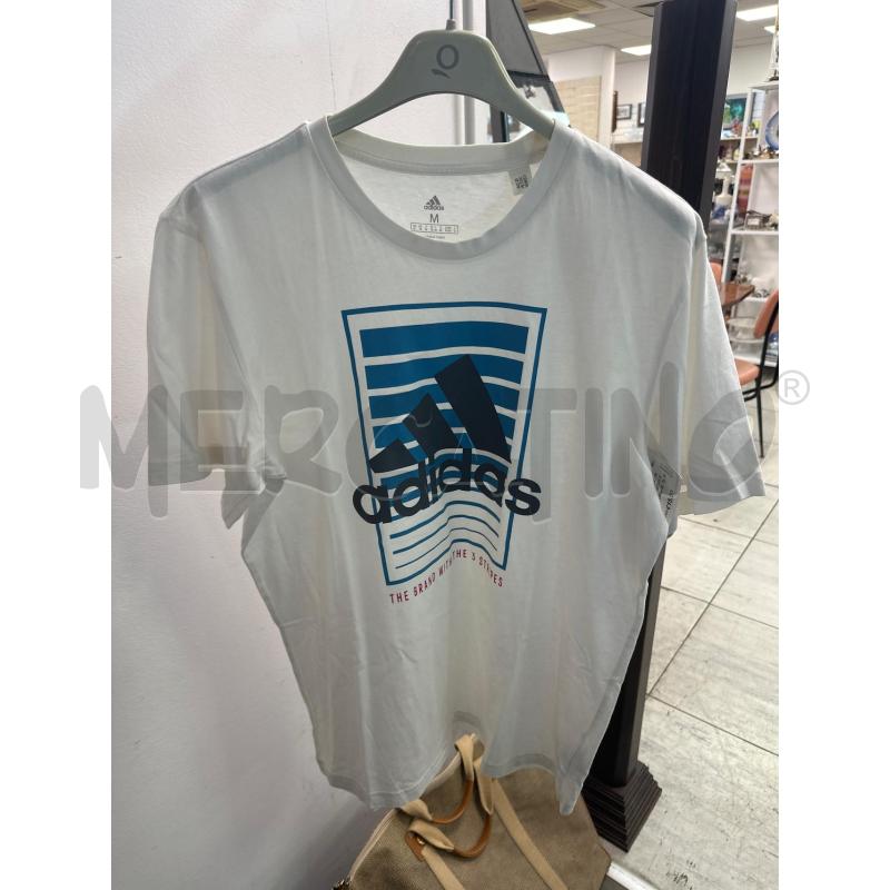 T SHIRT UOMO ADIDAS STAMPA AZZURRA NERTA LOGATA | Mercatino dell'Usato Montesilvano 1