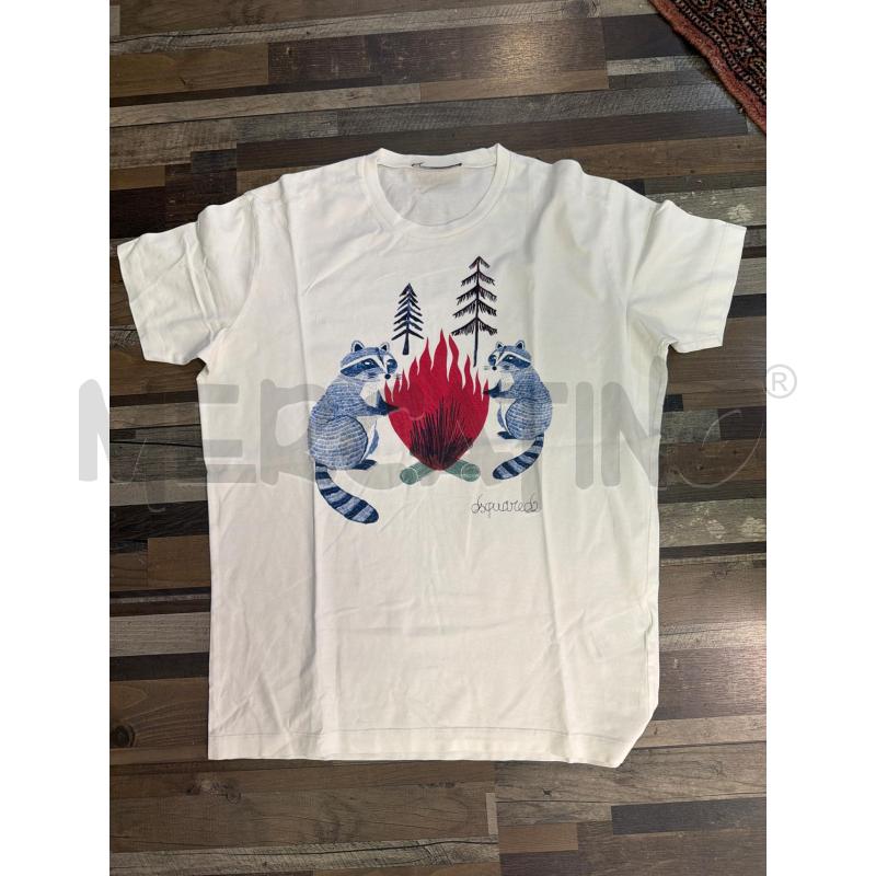 T SHIRT UOMO DSQUARED2 BIANCA | Mercatino dell'Usato Montesilvano 1