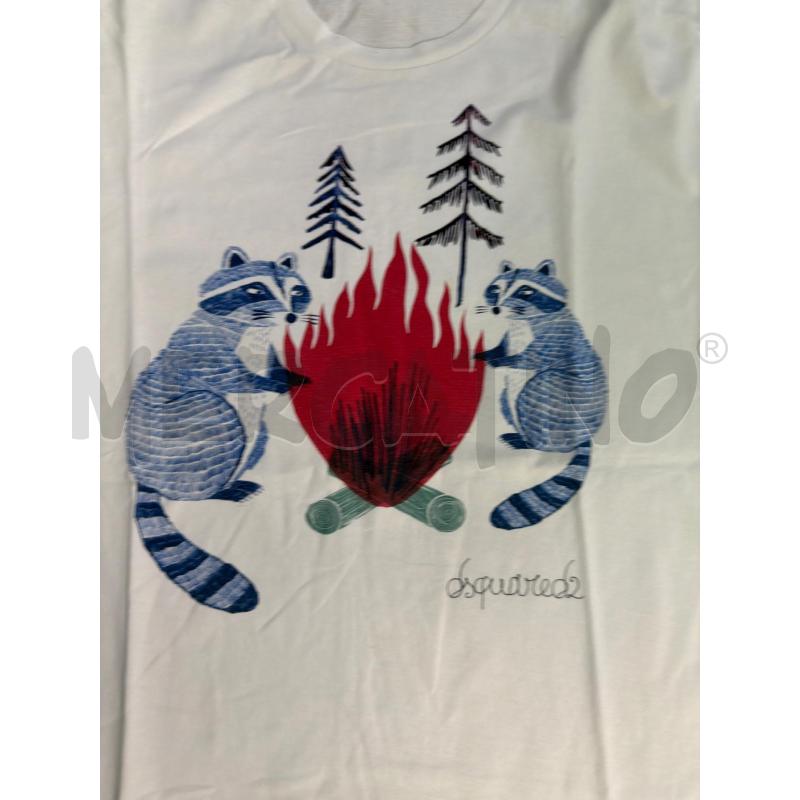 T SHIRT UOMO DSQUARED2 BIANCA | Mercatino dell'Usato Montesilvano 2