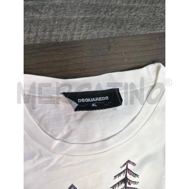 T SHIRT UOMO DSQUARED2 BIANCA | Mercatino dell'Usato Montesilvano 3