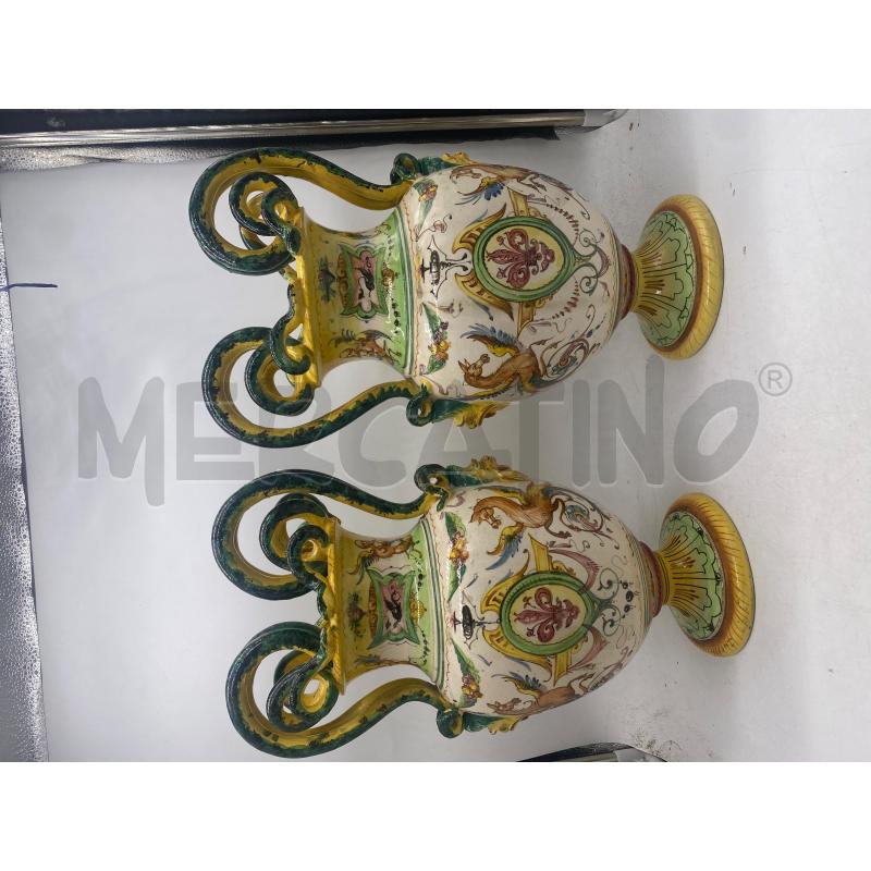 VASI COPPIA FF FRATELLI FANCIULLACCI MONTELUPO FIORENTINO H.38CM | Mercatino dell'Usato Montesilvano 2