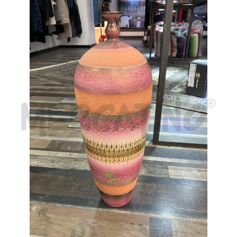 VASO ALTO ROSA COLORATO VILLAMAGNA | Mercatino dell'Usato Montesilvano 1