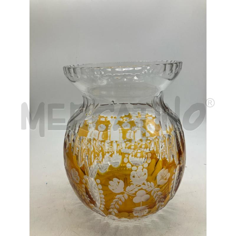 VASO BOHEMIA CRISTALLO H.21CM | Mercatino dell'Usato Montesilvano 1