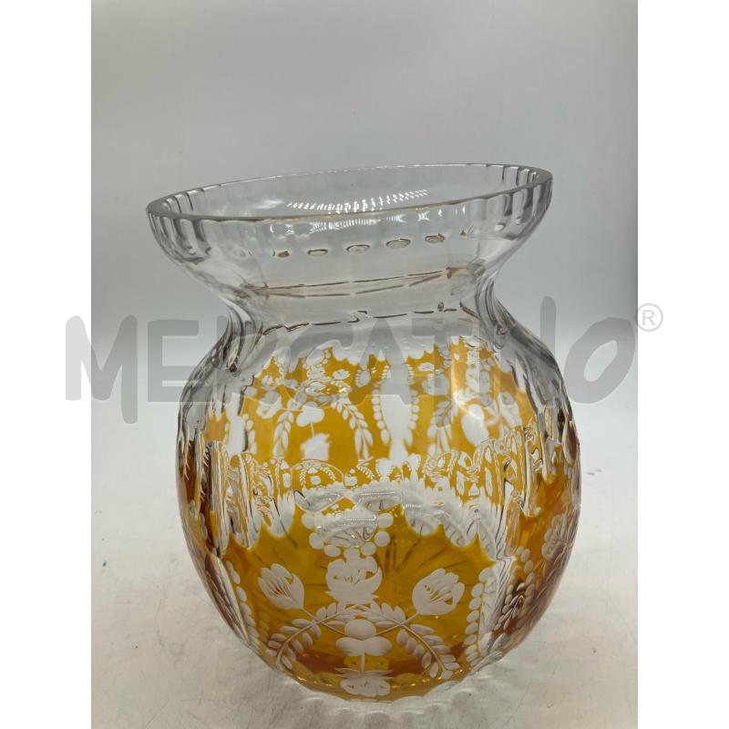 VASO BOHEMIA CRISTALLO H.21CM | Mercatino dell'Usato Montesilvano 3