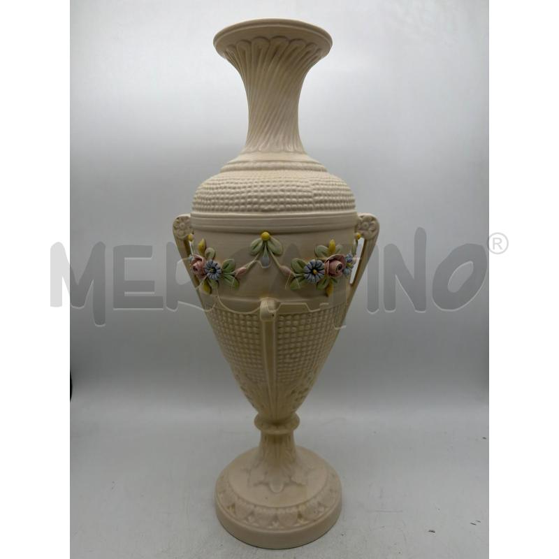 VASO CAPODIMONTE BEIGE H42 | Mercatino dell'Usato Montesilvano 1