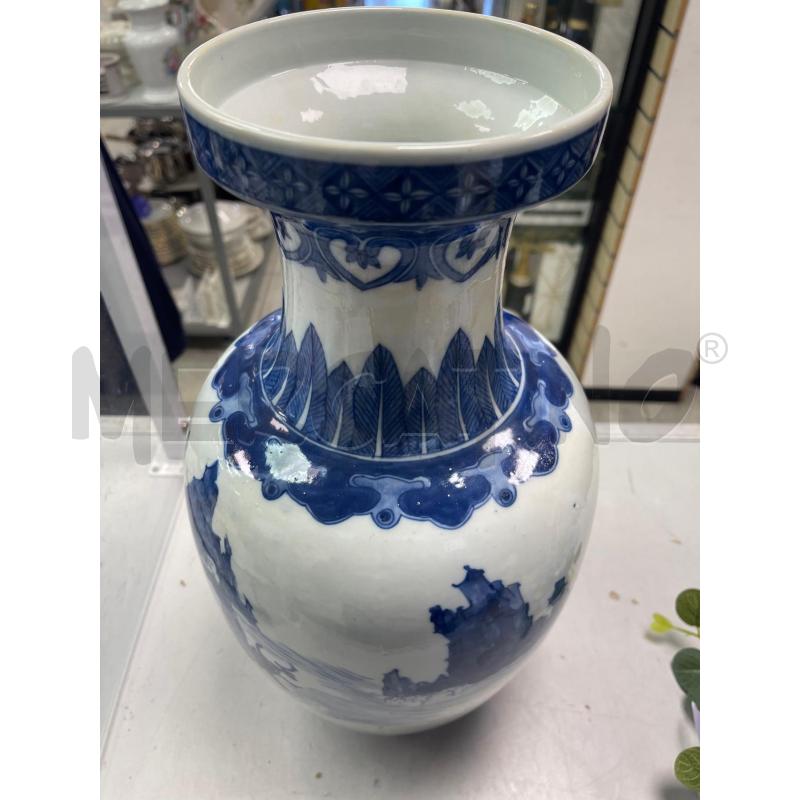 VASO CINESE BIANCO BLU CM 45 | Mercatino dell'Usato Montesilvano 2