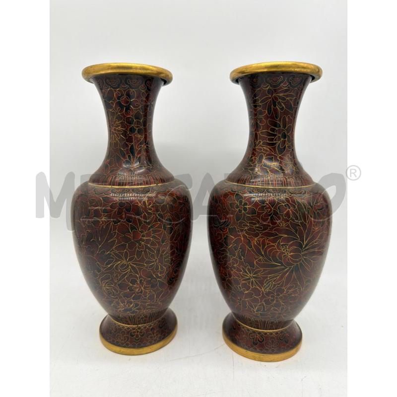 VASO COPPIA CLOISONNE'  | Mercatino dell'Usato Montesilvano 1