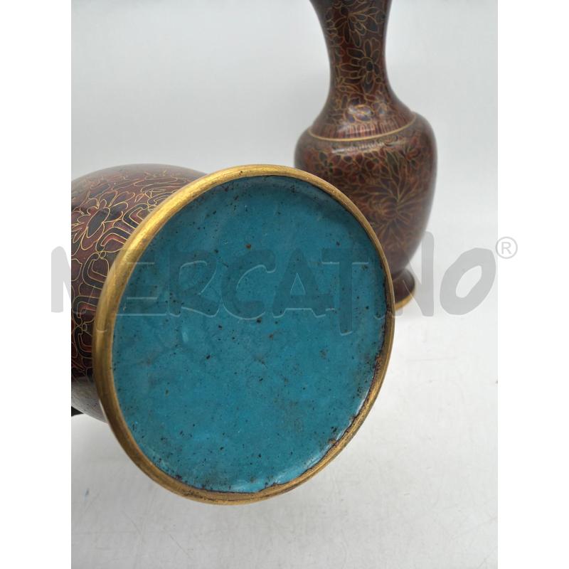 VASO COPPIA CLOISONNE'  | Mercatino dell'Usato Montesilvano 3