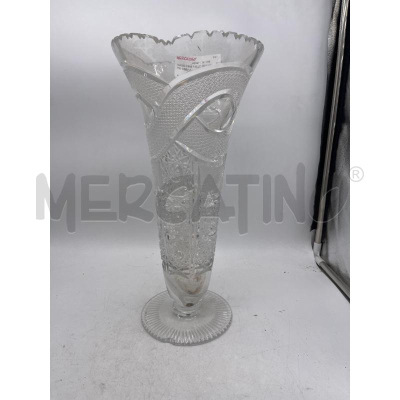 VASO CRISTALLO PRESENTA SBECCATURA SULLA BASE | Mercatino dell'Usato Montesilvano 1
