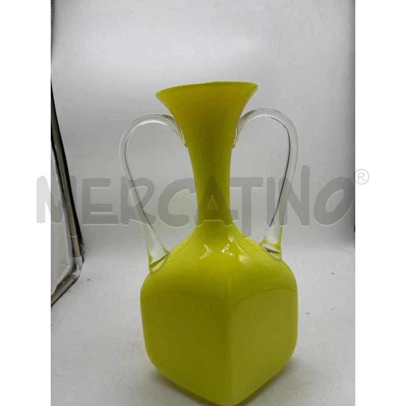 VASO GIALLO 2 MANICI TRASPARENTI | Mercatino dell'Usato Montesilvano 1