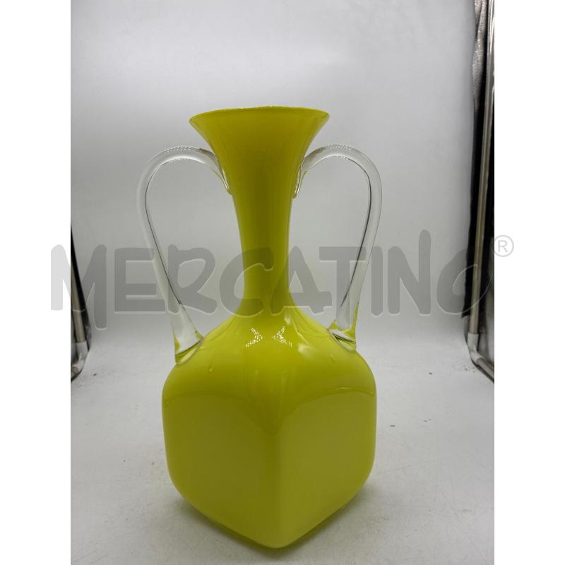 VASO GIALLO 2 MANICI TRASPARENTI | Mercatino dell'Usato Montesilvano 2