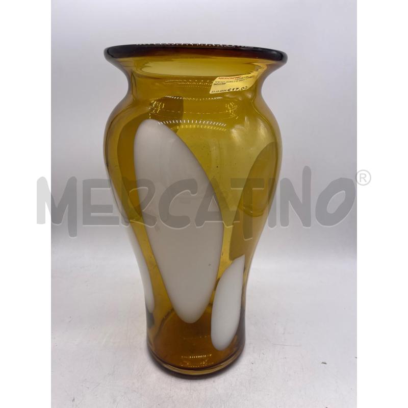 VASO GIALLO MACCHIE BIANCHE  | Mercatino dell'Usato Montesilvano 2