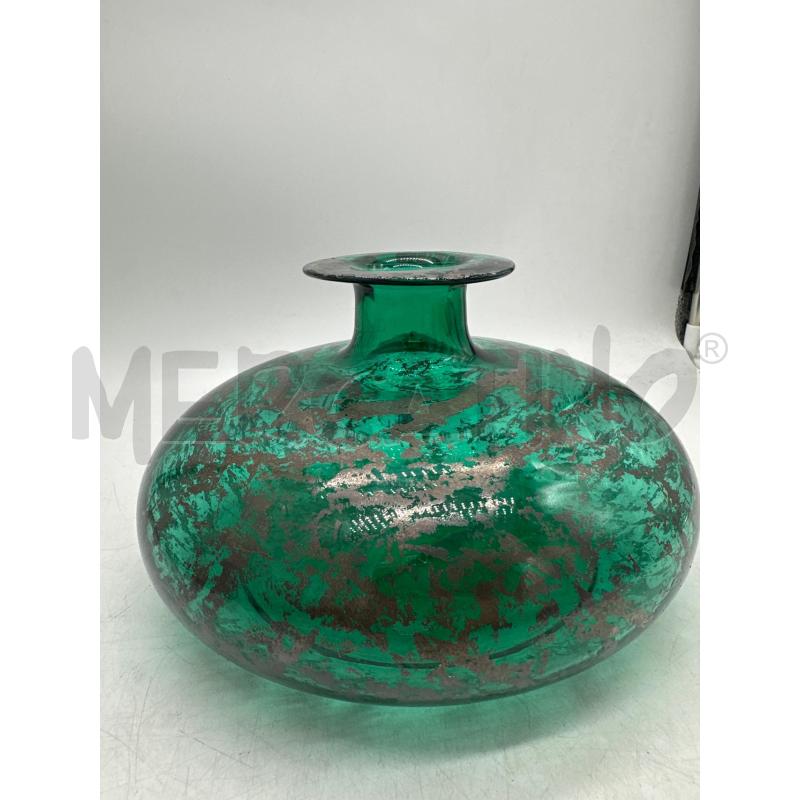 VASO VERDE DECORI ARGTENTATAI  | Mercatino dell'Usato Montesilvano 2
