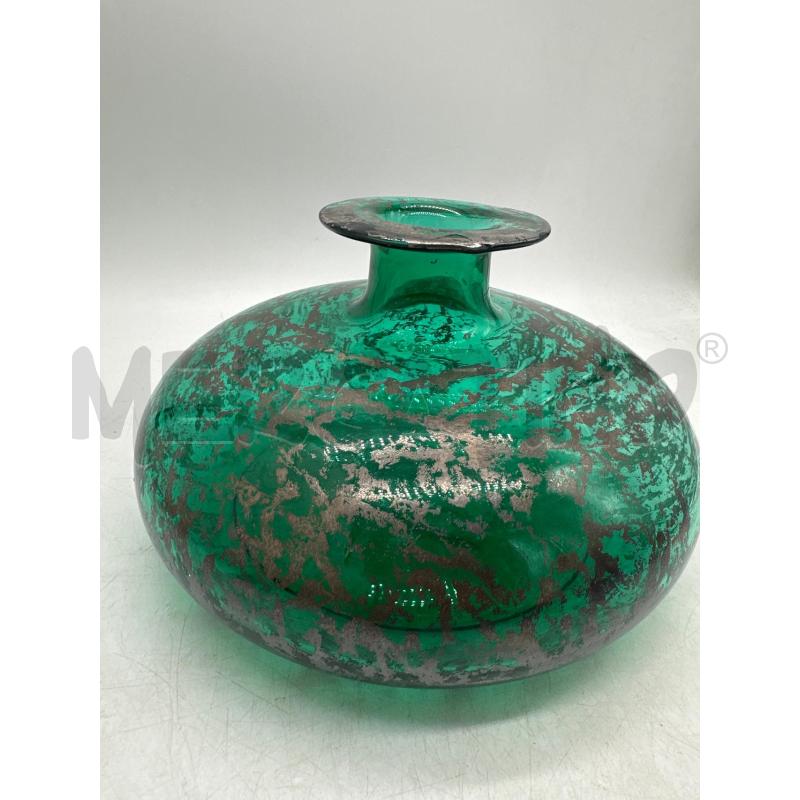 VASO VERDE DECORI ARGTENTATAI  | Mercatino dell'Usato Montesilvano 3
