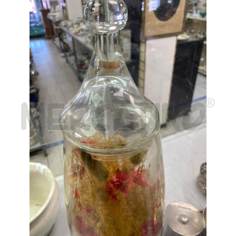 VASO VETRO H.59 CM FIORI SECCHI  | Mercatino dell'Usato Montesilvano 2