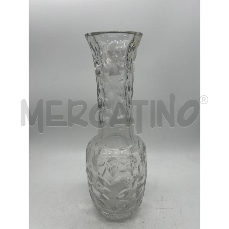 VASO VETRO MARTELLATO TONDO | Mercatino dell'Usato Montesilvano 1