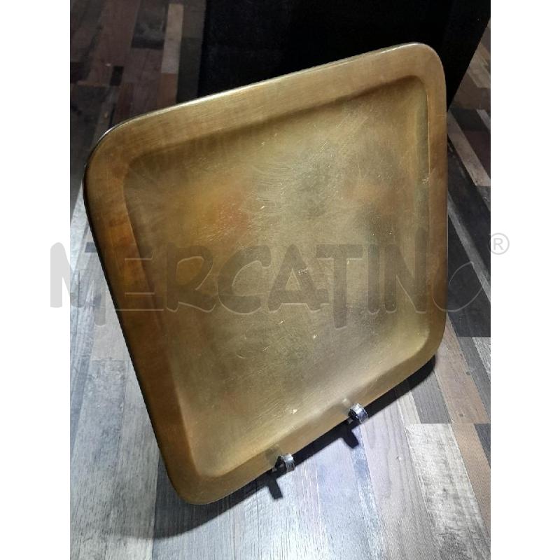 VASSOIO OTTONE QUADRATO CASSETTI | Mercatino dell'Usato Montesilvano 4